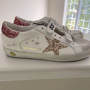 Girls brand new GOLDEN GOOSE Old School style sneaker